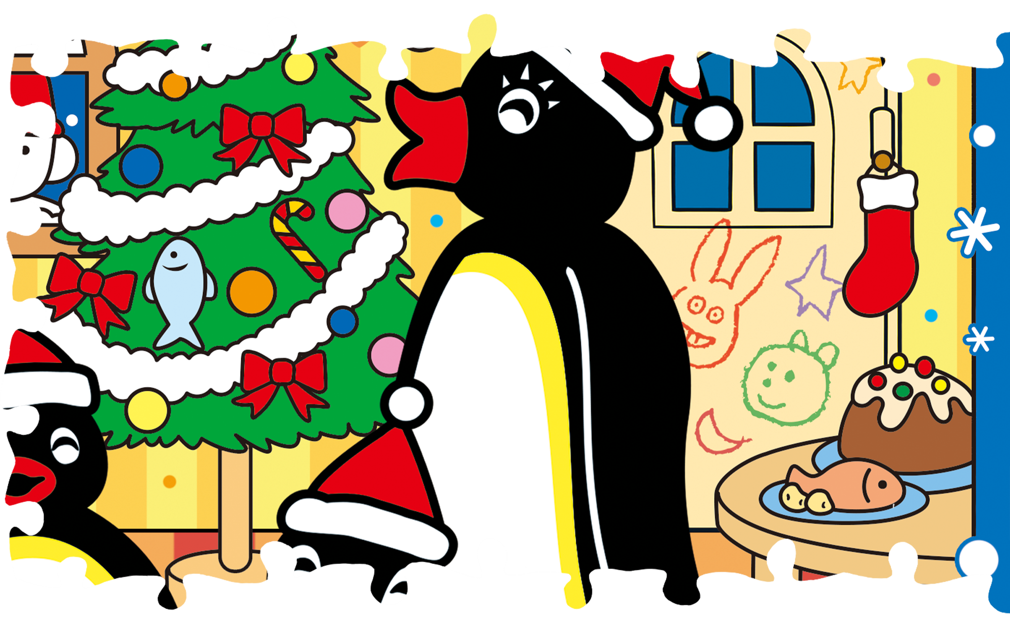 AR1003 Pingu系列倒数月历拼图-Pingu拯救圣诞节-平面拼图300片1/6