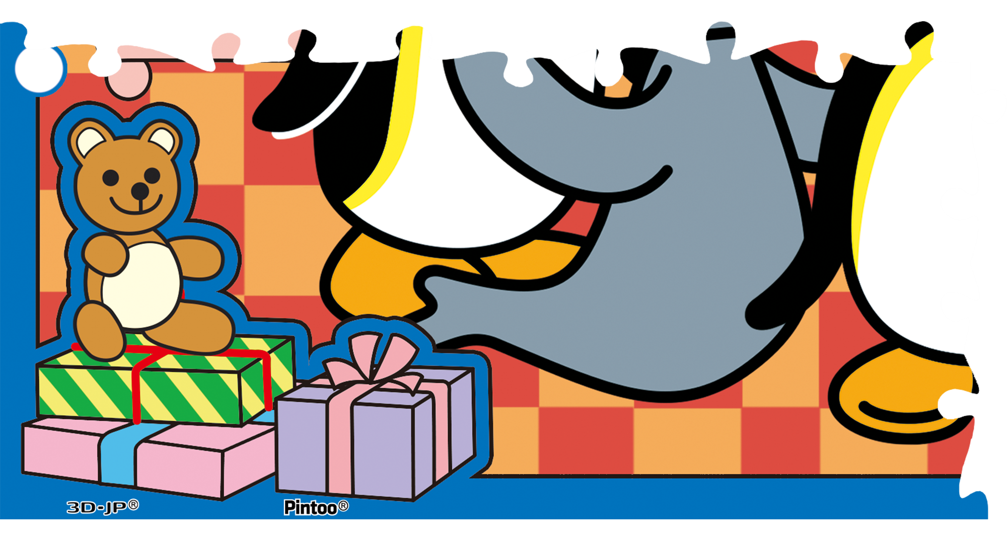 AR1003 Pingu系列倒数月历拼图-Pingu拯救圣诞节-平面拼图300片1/6