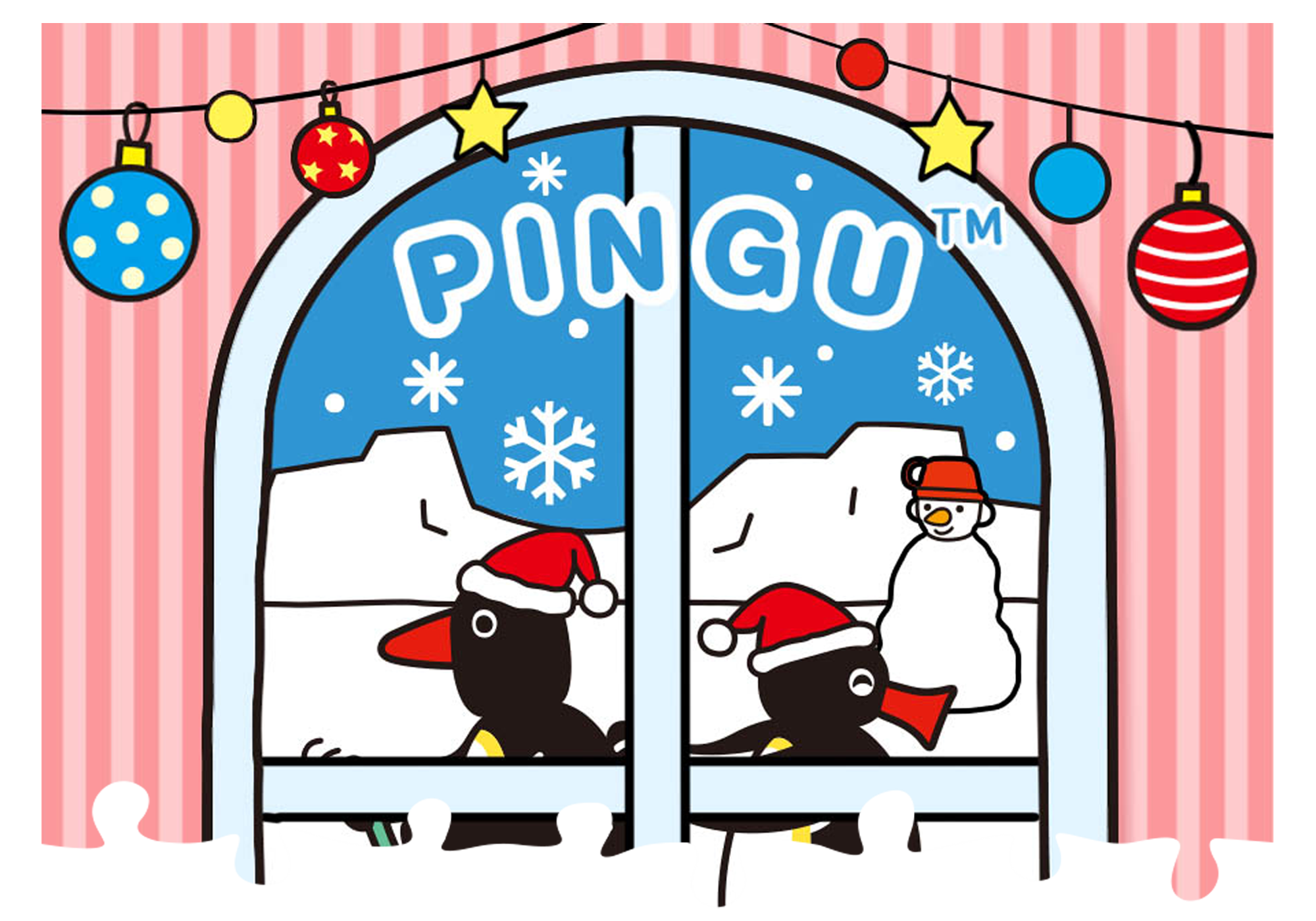 AR1003 Pingu系列倒数月历拼图-Pingu拯救圣诞节-迷你拼图80片1/2