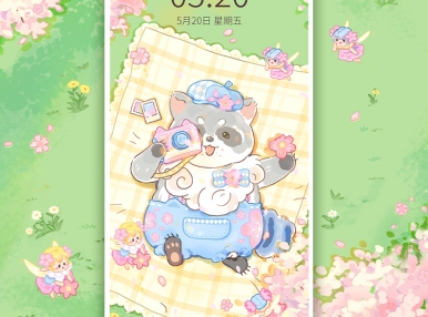 3月手机壁纸｜小Pazzy祝你春天愉快