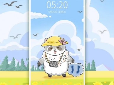 5月手机壁纸｜在微风中感知幸福~